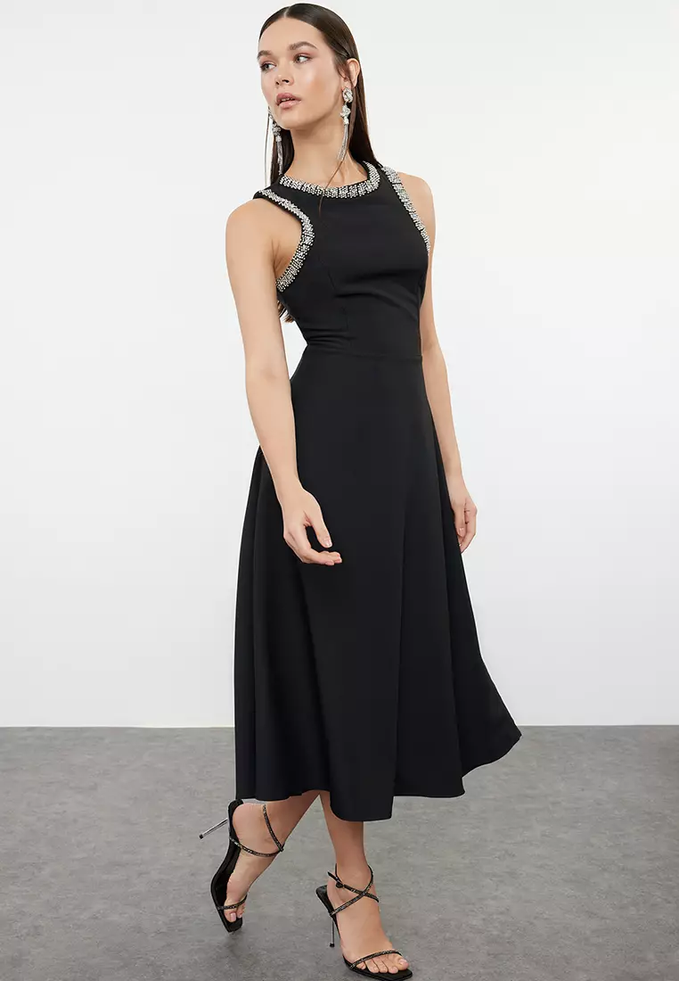 A-line Midi Dress