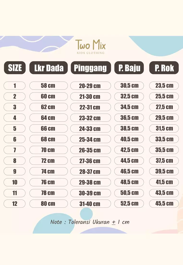 Two Mix - Setelan Anak Perempuan Fashion - Baju Stelan Anak Cewek Viral 1-12 Tahun 4327