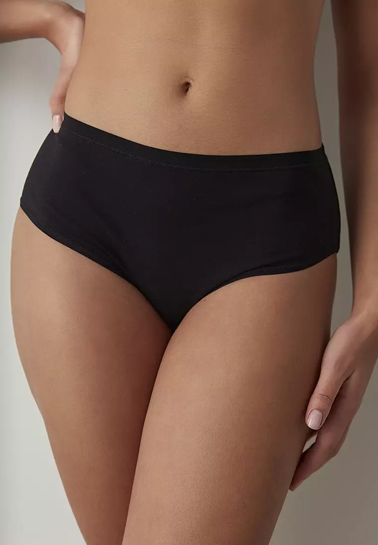 Buy Penti Black Cotton Panties Online ZALORA Malaysia