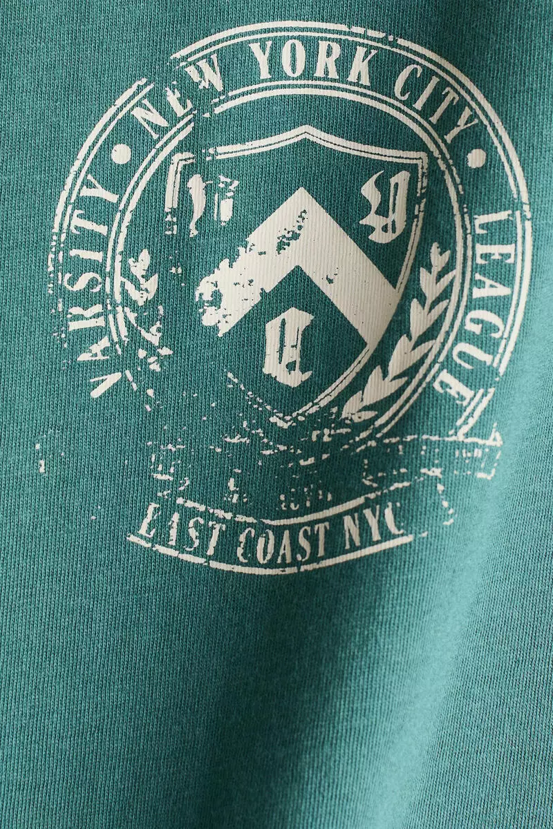 Printed cotton T-shirt