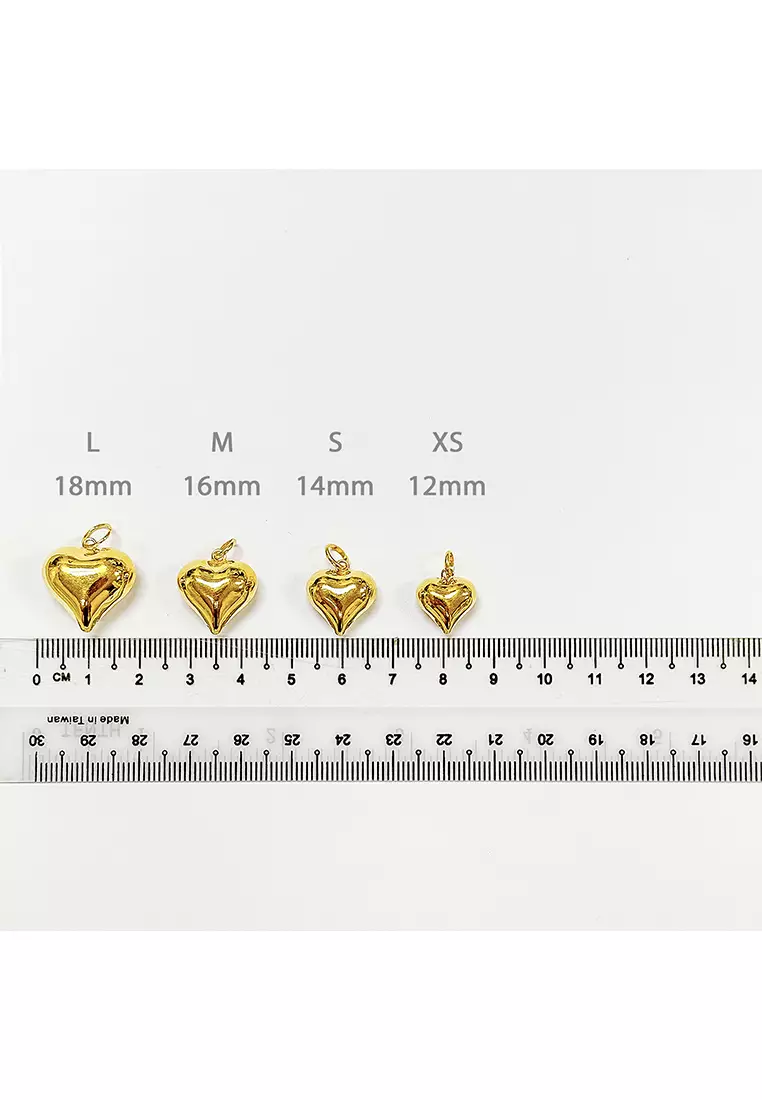 375/9K Gold Love Pendant B258 (XS Size)