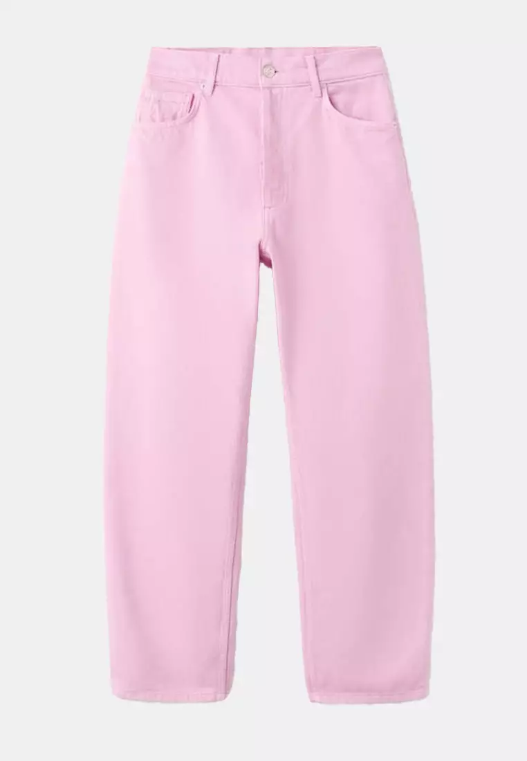 High-Waisted Mom-Fit Jeans