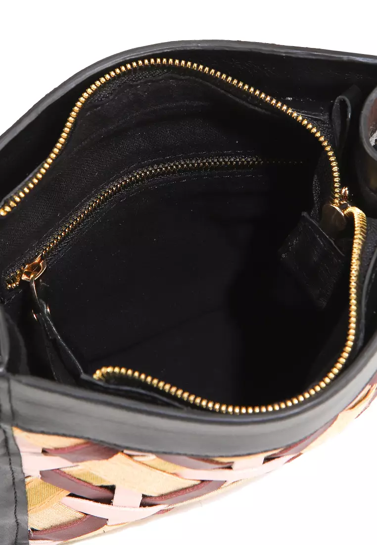 Agny Clutch - Tas Anyaman Clutch Wanita Kulit Asli - Premium Genuine Leather Bag