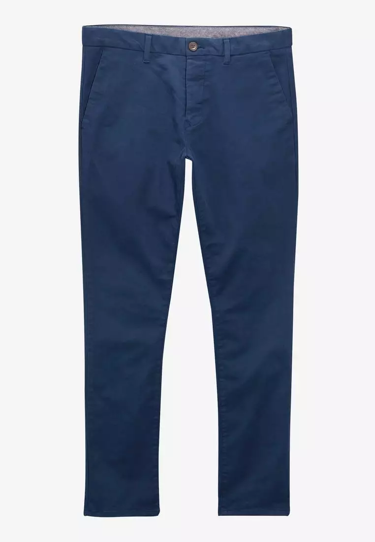 Stretch Chino Trousers Slim Fit