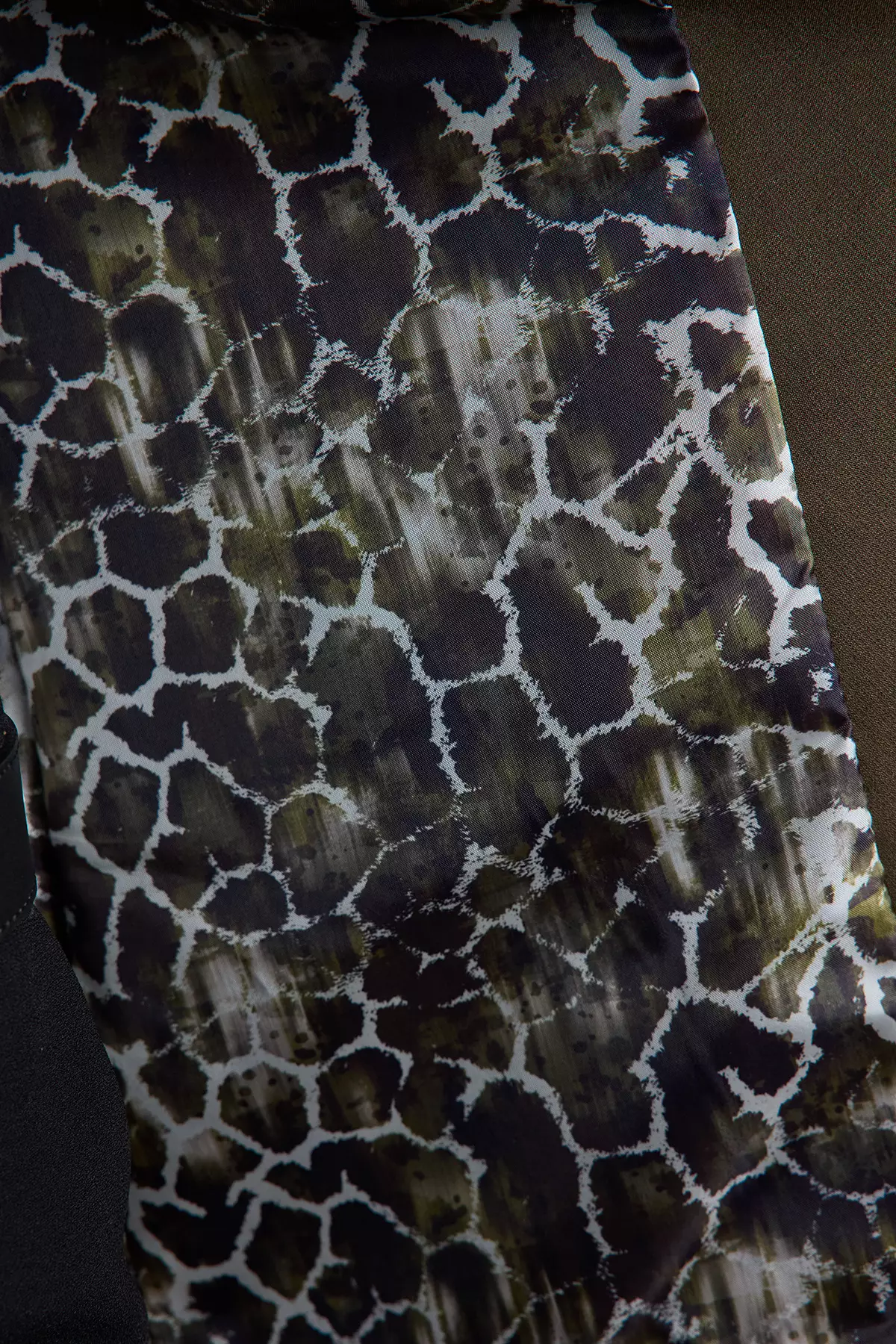 Dark Khaki Regular Lined Detailed Woven Blazer Jacket