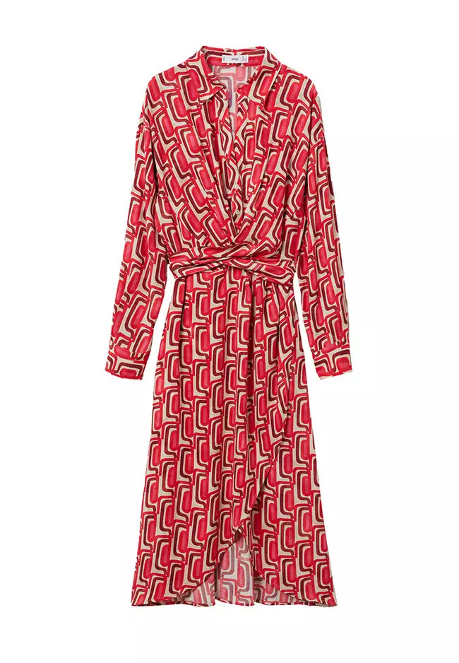 Buy Mango Chain Print Dress 2024 Online ZALORA Philippines