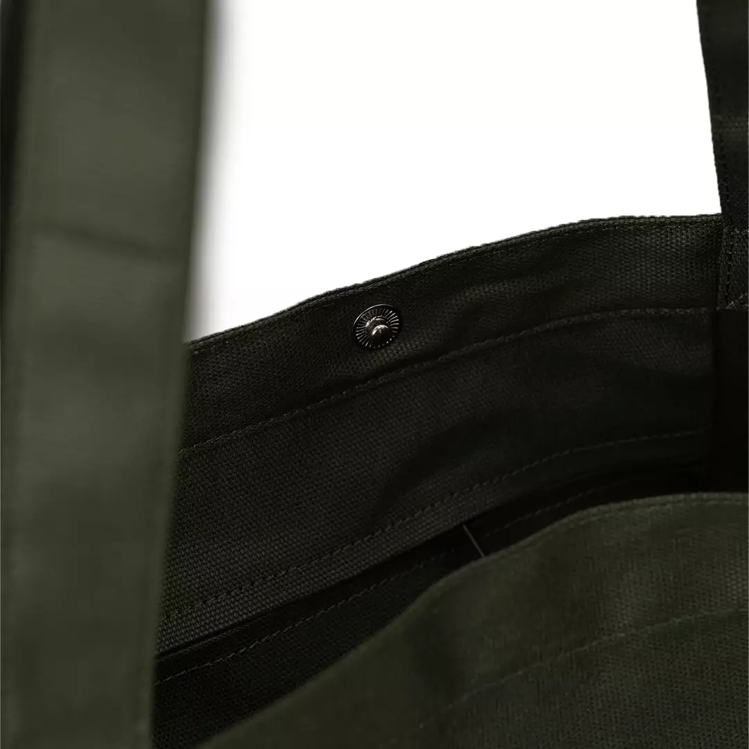 Gloaming Totebag Kanvas Army Resleting Tas Kuliah