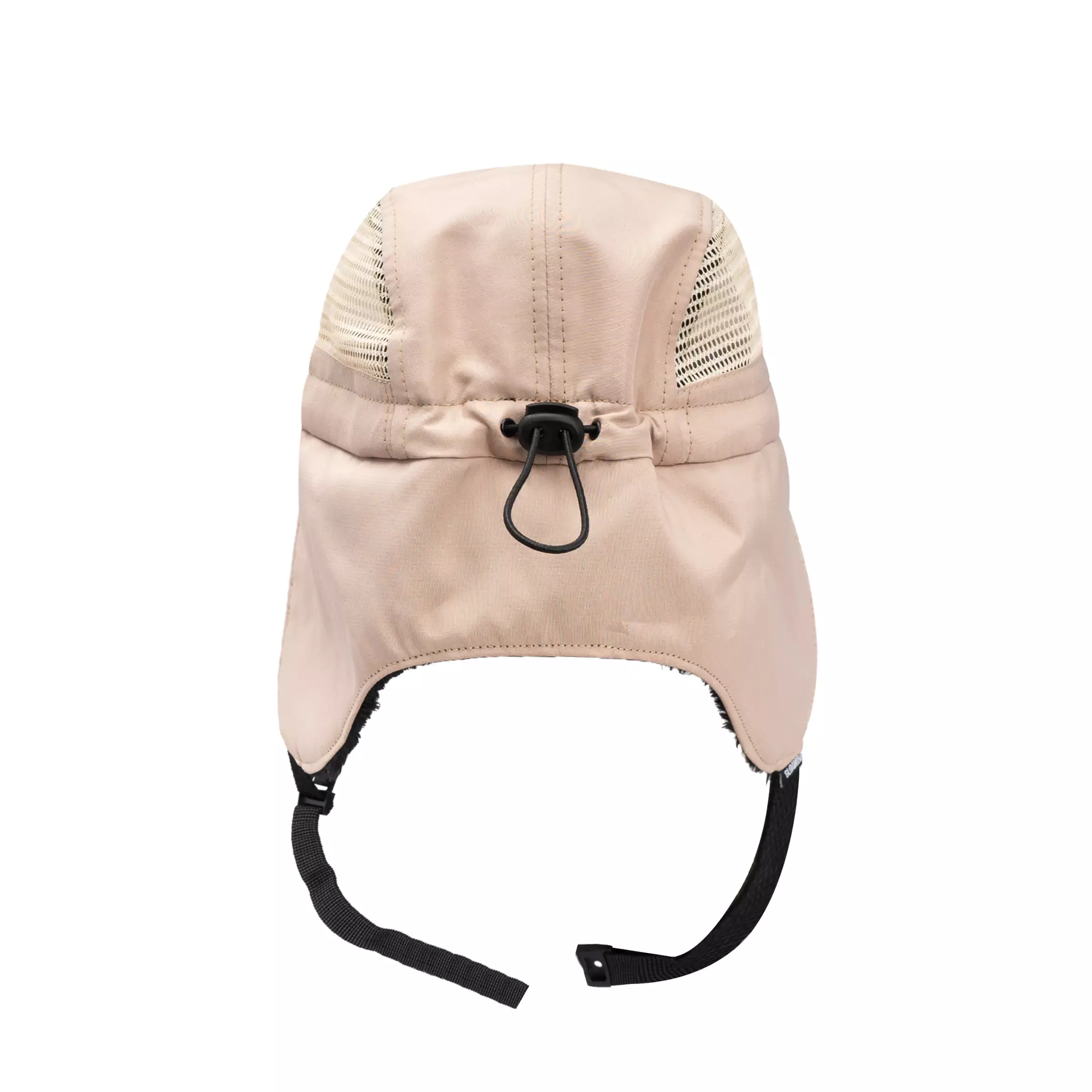 Panel Nylon 5 Panel Earflap Cream