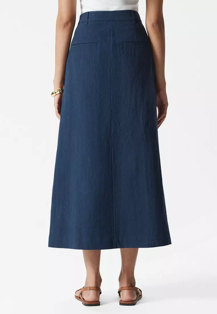 A-Line Midi Skirt