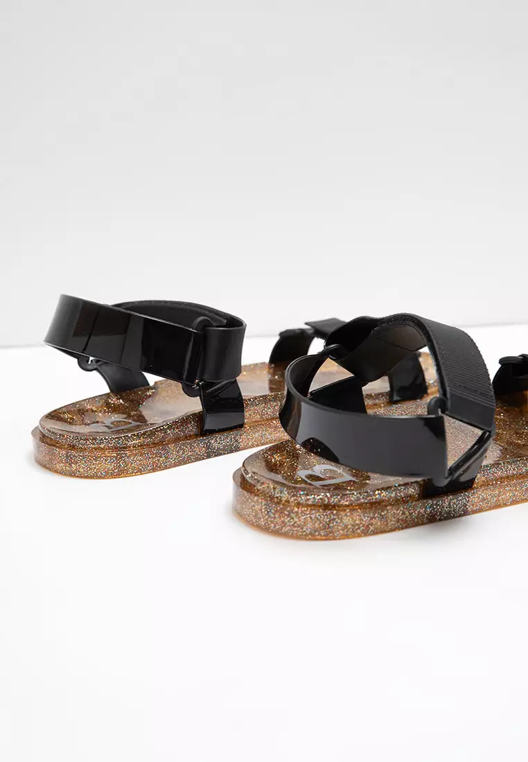 Sofia Maylera Jelly Sandal Black