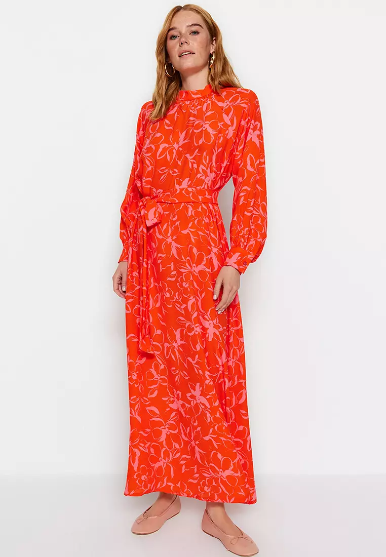 Maxi printed cheap dresses
