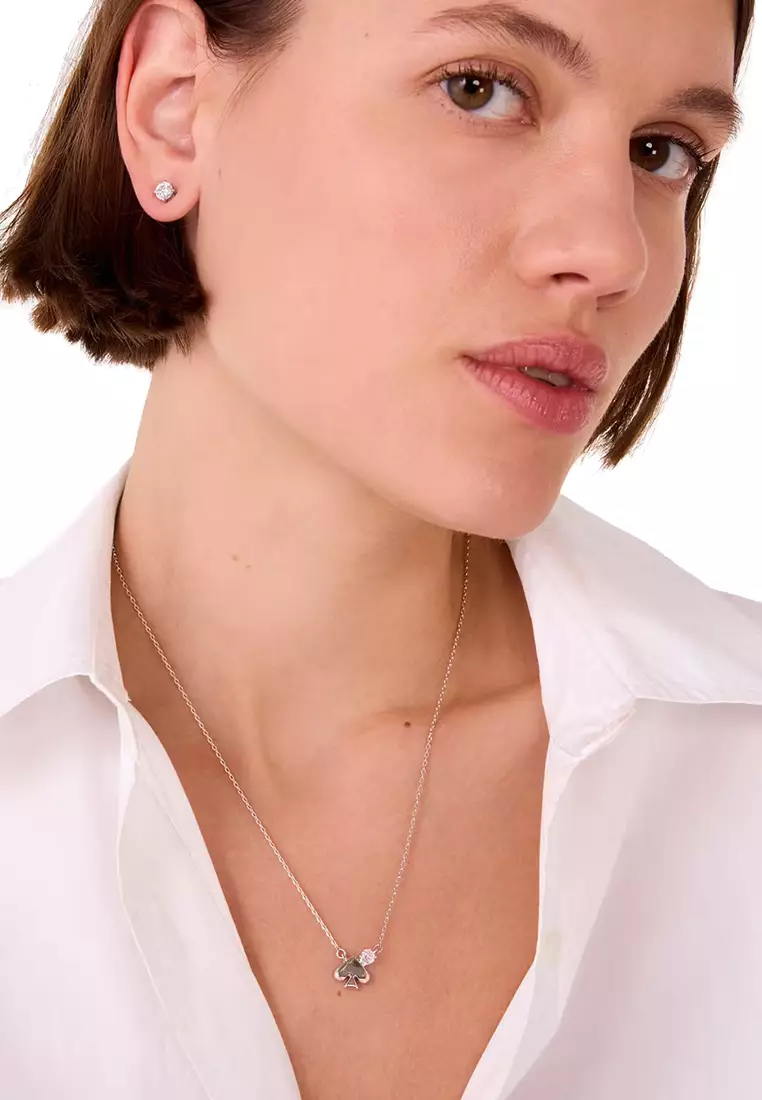 Buy Kate Spade Everyday Spade Stone Pendant Necklace And Studs