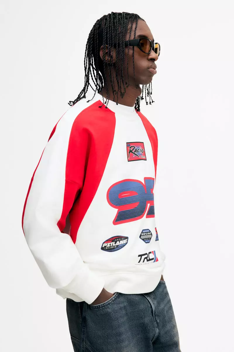 Oversized Fit Printed sweatshirt