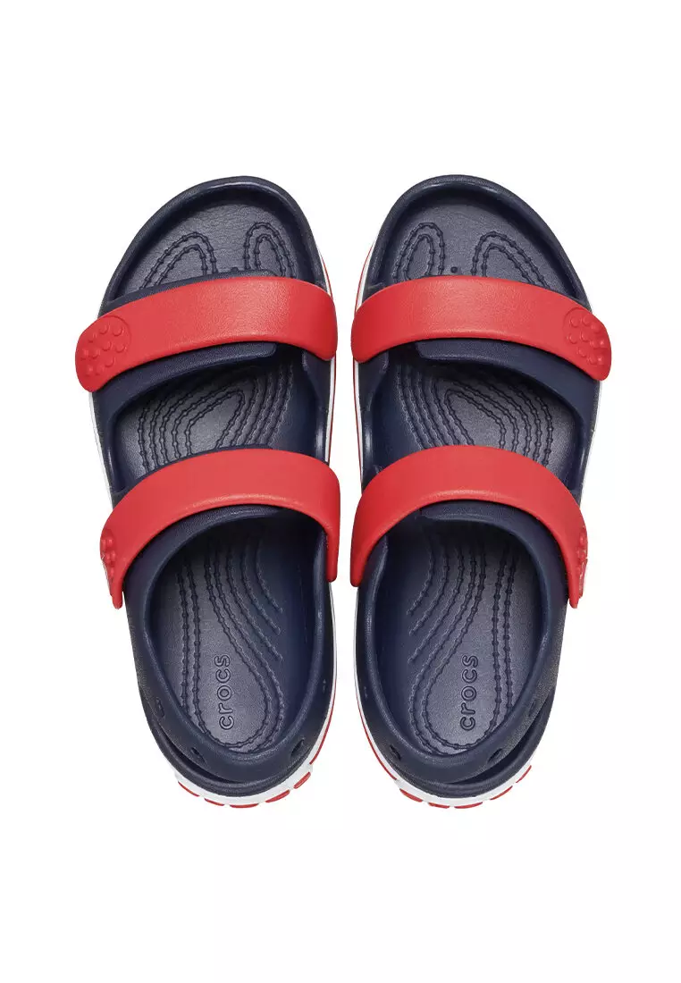 Crocs Toddlers Crocband Cruiser Sandal T - Navy/Varsity Red