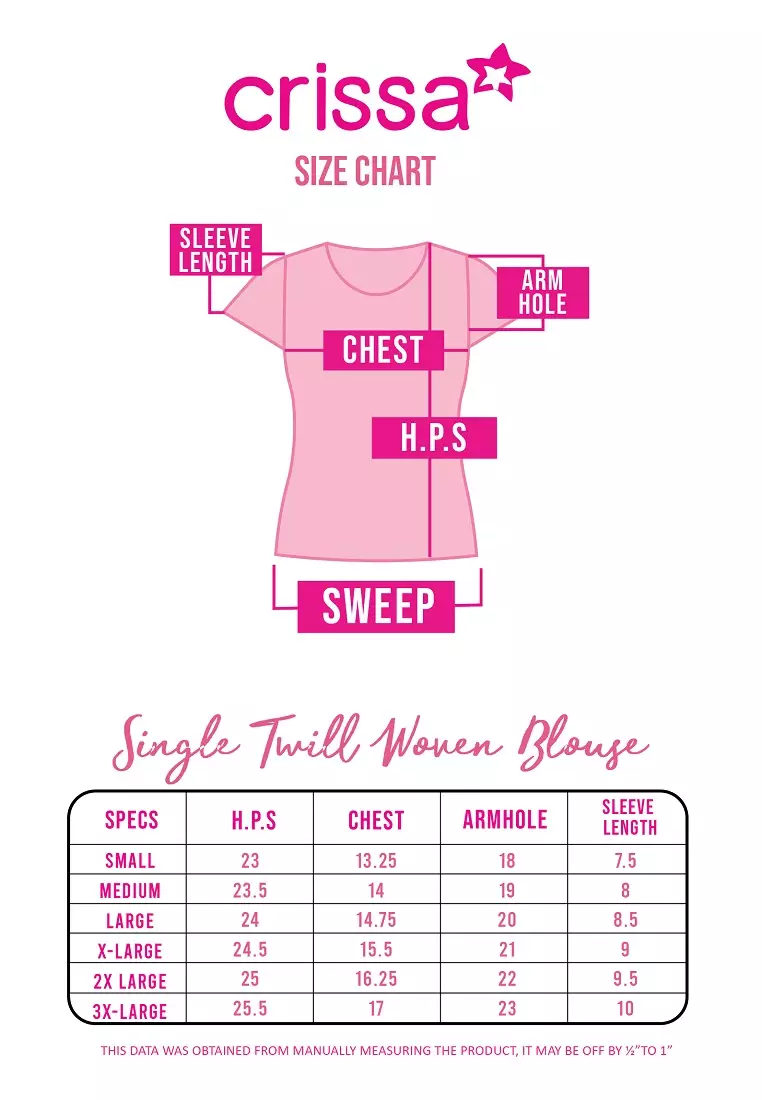 Single Twill Woven Short Sleeves Blouse