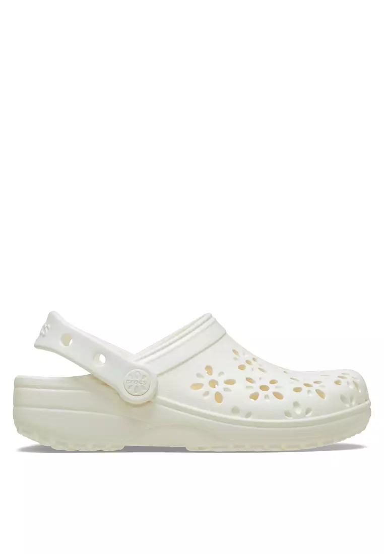 Jual Crocs Toddlers' Classic Floral Cut Out Clogs Original 2025