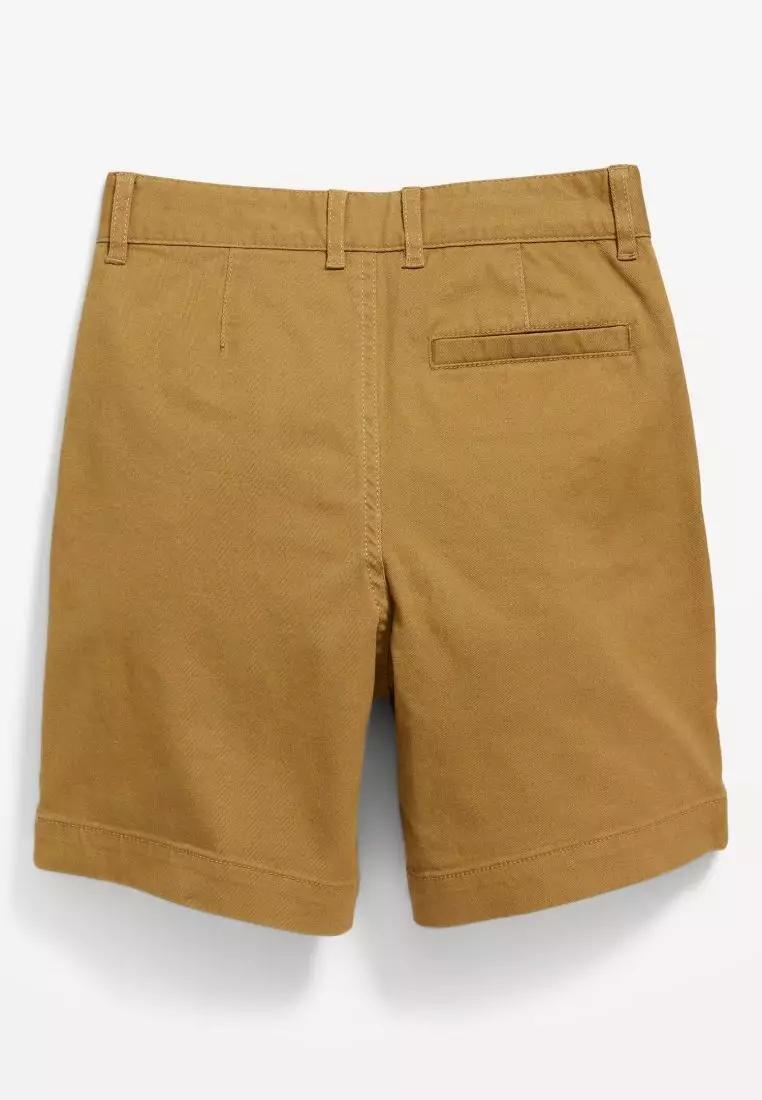 Built-In Flex Straight Twill Shorts for Boys
