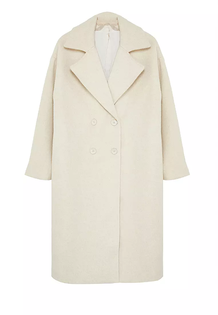 Button Closure Cachet Overcoat