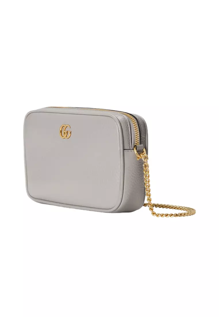 GG Marmont Lady Shoulder Bag in Gray 772759 CAO0G