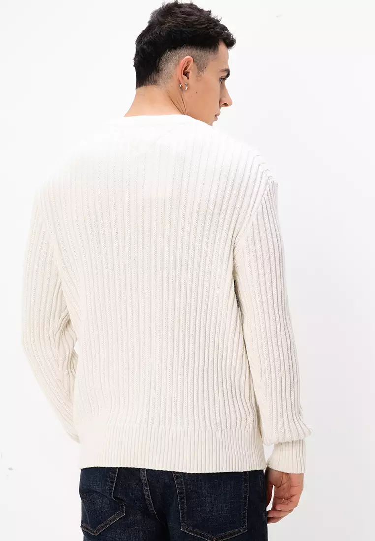 Chunky ribbed jumper top
