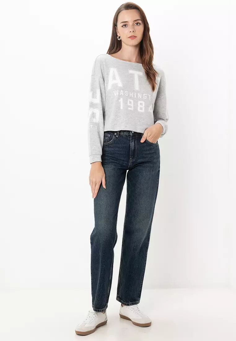 Leonora Long Sleeve City O-Neck Top