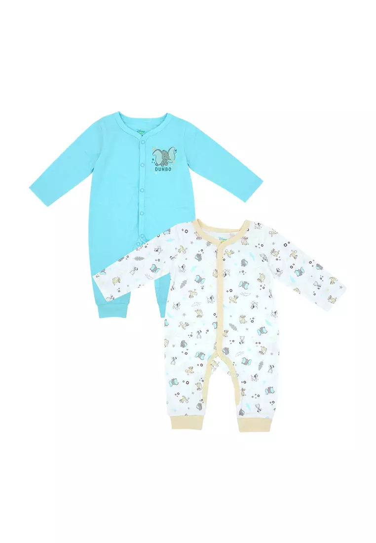 Baby Boy Licensed Newborn Sleepsuit Pack of 2 "Animal Roots"