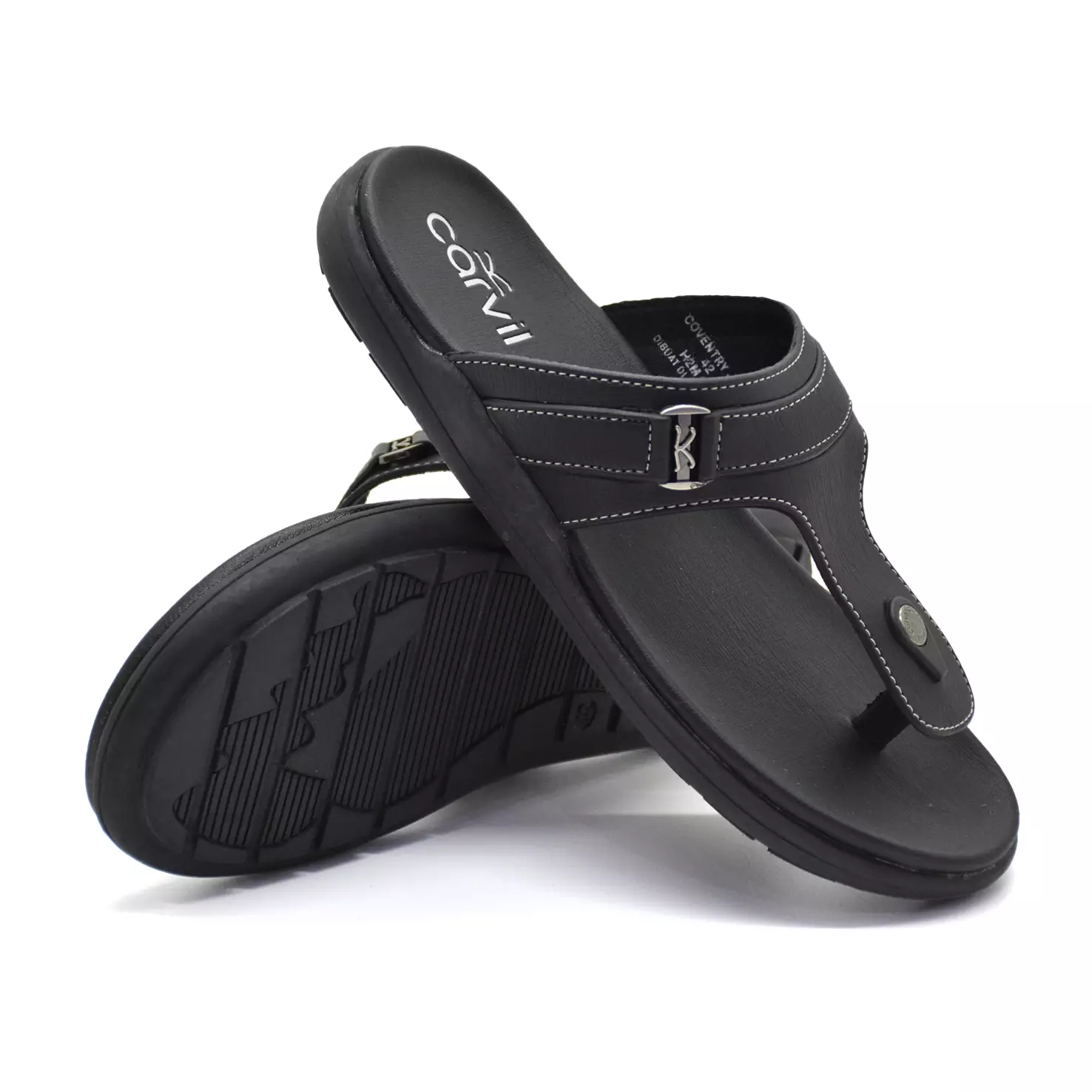 Carvil Sandal Pria Coventry-01 M Black