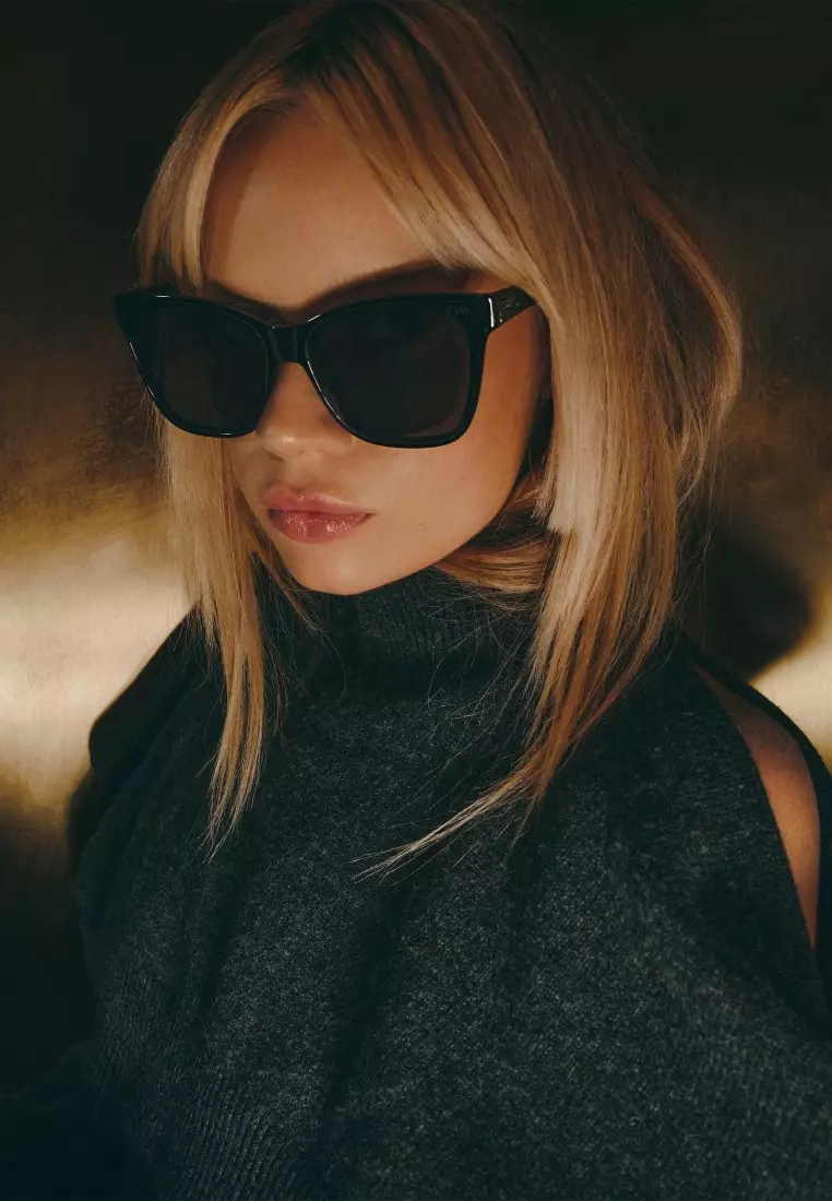 After Party Sunglasses - Black/Black