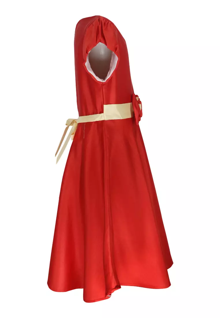 Two Mix Baju Anak Perempuan Bahan Satin - Dres Anak Perempuan Fashion Usia 1-12 Tahun 4242