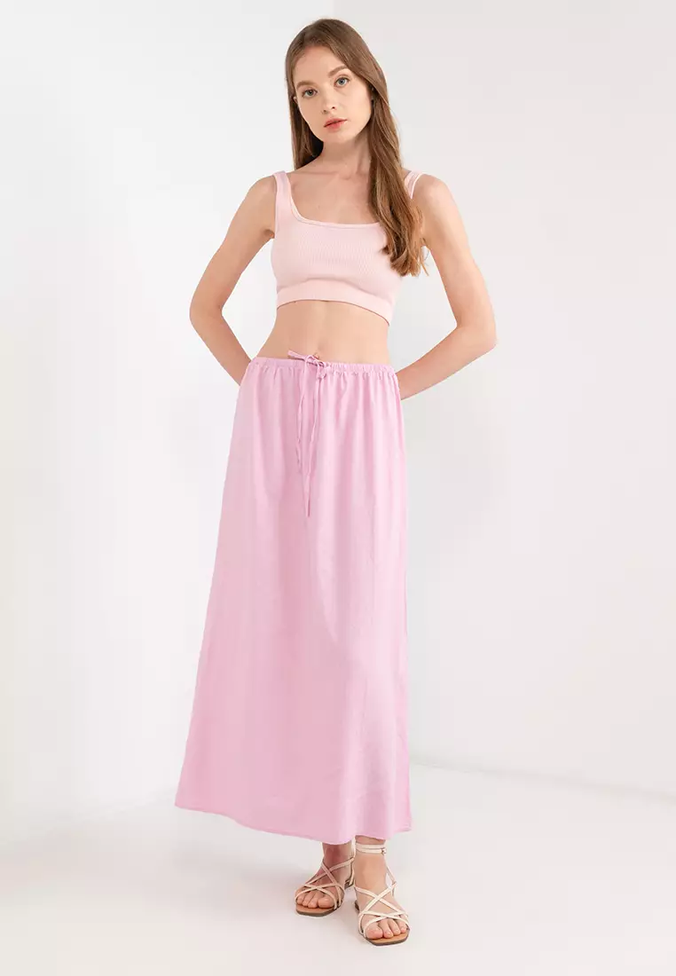 Pink skirt 2024 cotton on