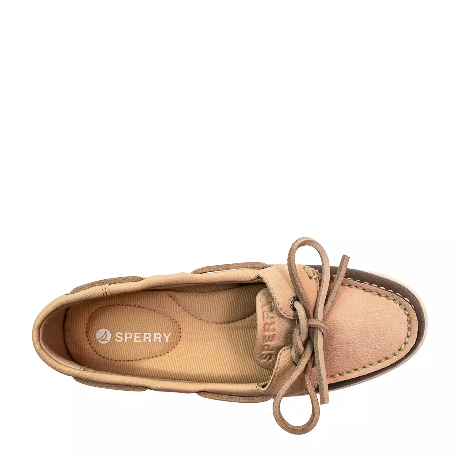 Women's Authentic Original™ Jewelfish 1-Eye Leather Boat Shoes Topsider - Rose Dust/Brown (25S00742)