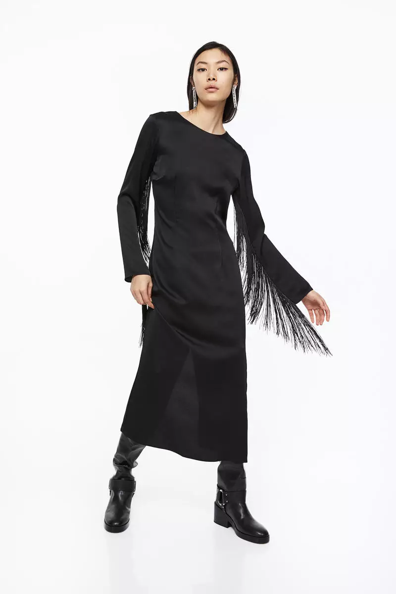 H&m hotsell tassel dress