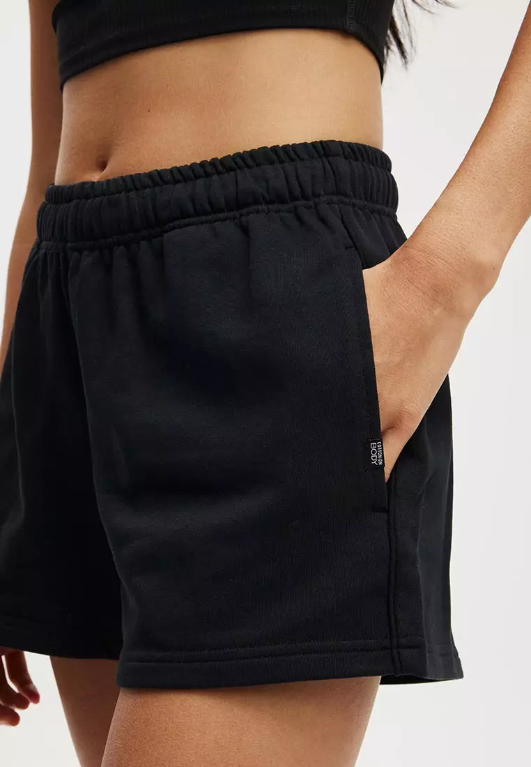 Lightweight Fleece Gym Shorts