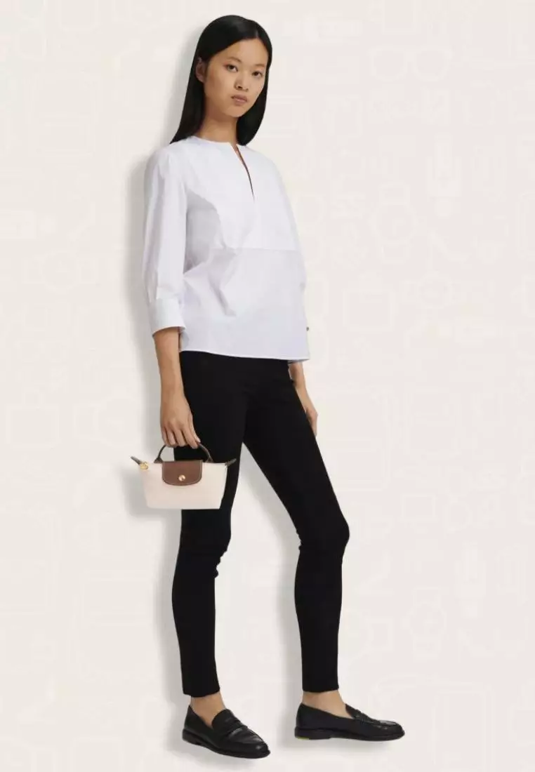 Longchamp Le Pliage Original Pouch With Handle Paper