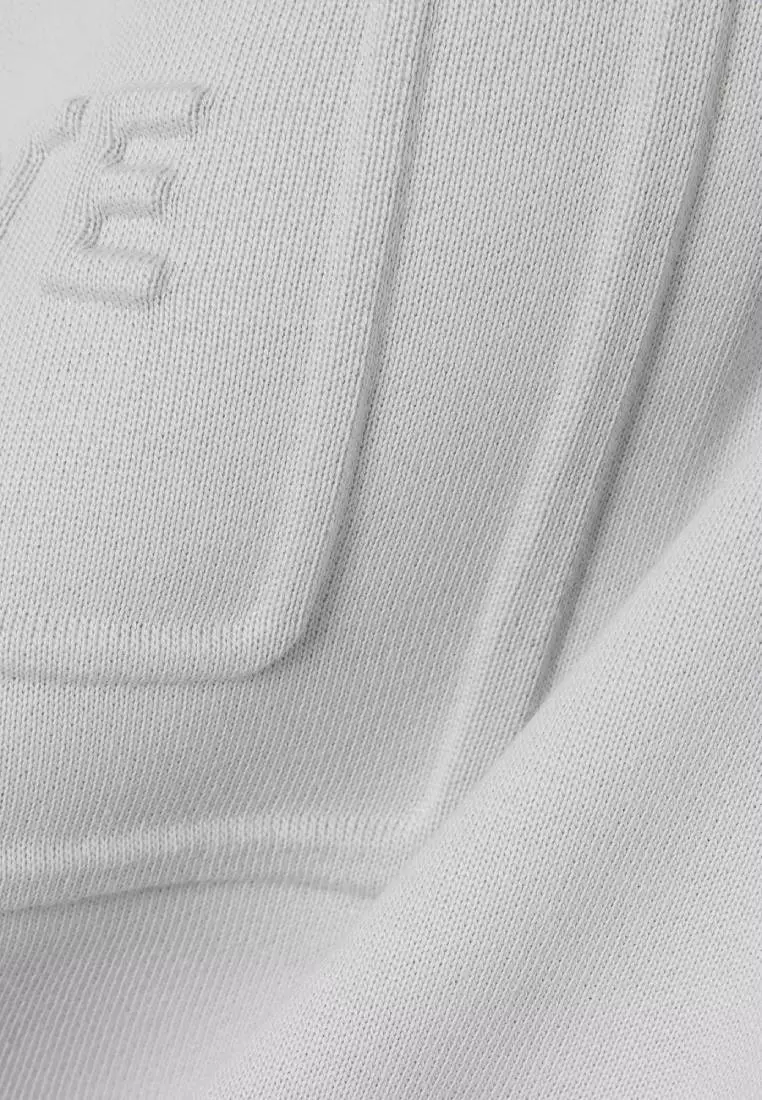 Embossed Fleece Sweatshirt