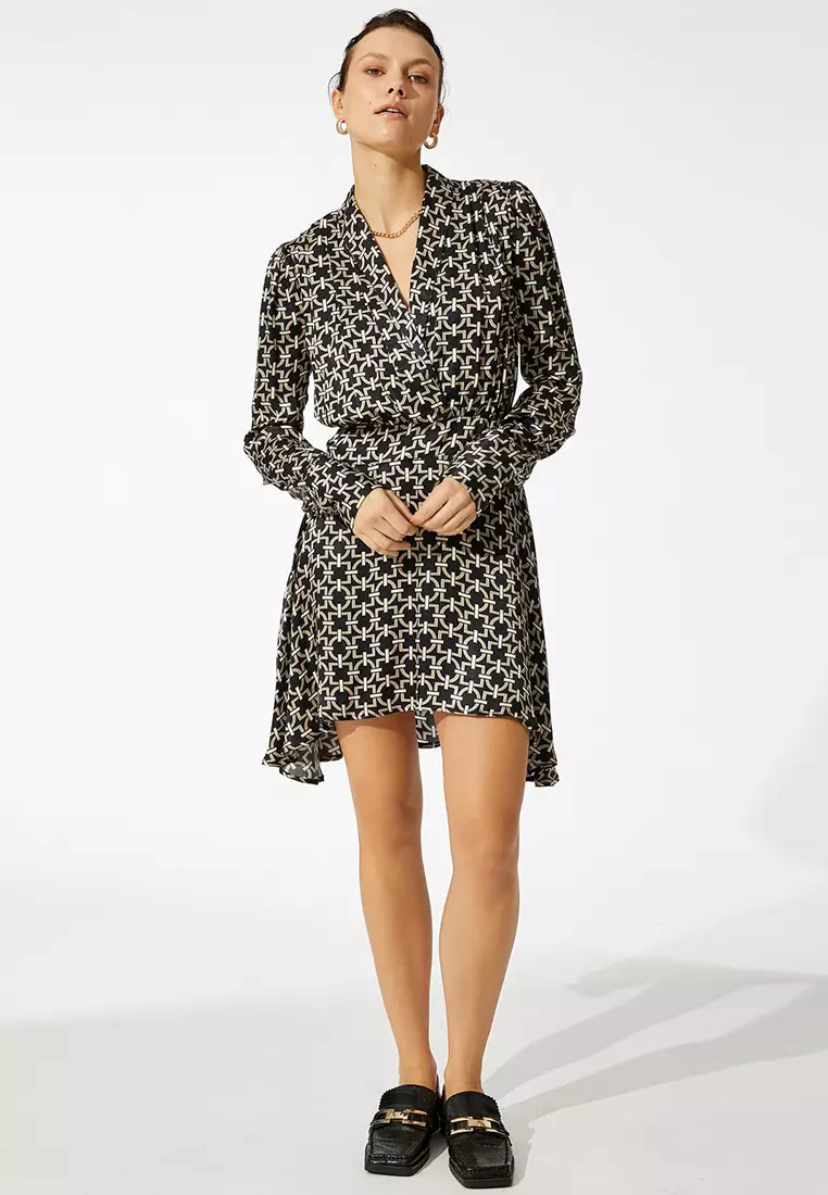 Ayşegül Afacan x KOTON Pattern Mini Dress