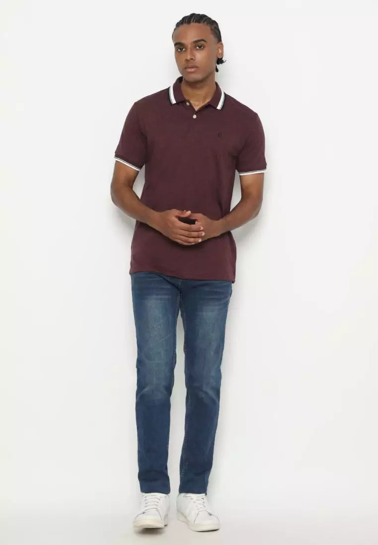 MATSUDA Kaos Polo Shirt Pria Kerah Aioi