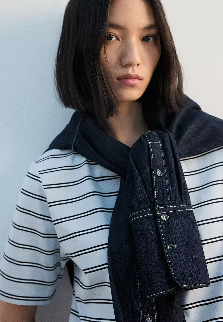 Striped Cotton T-Shirt