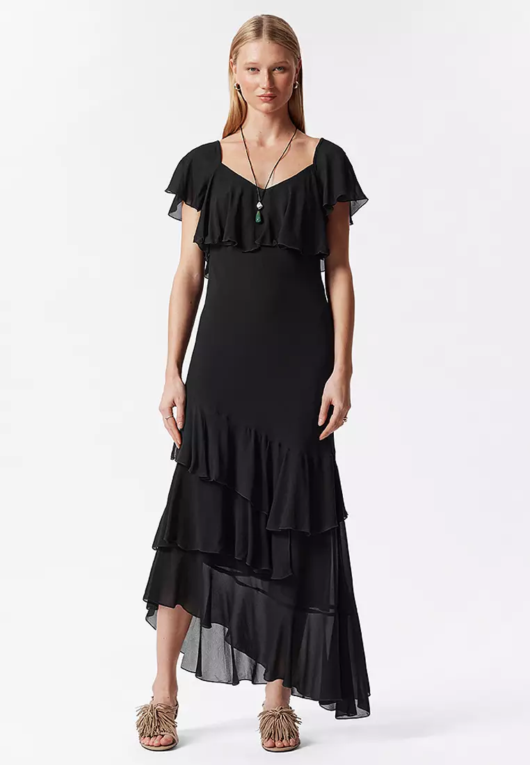 Ruffle Maxi Dress