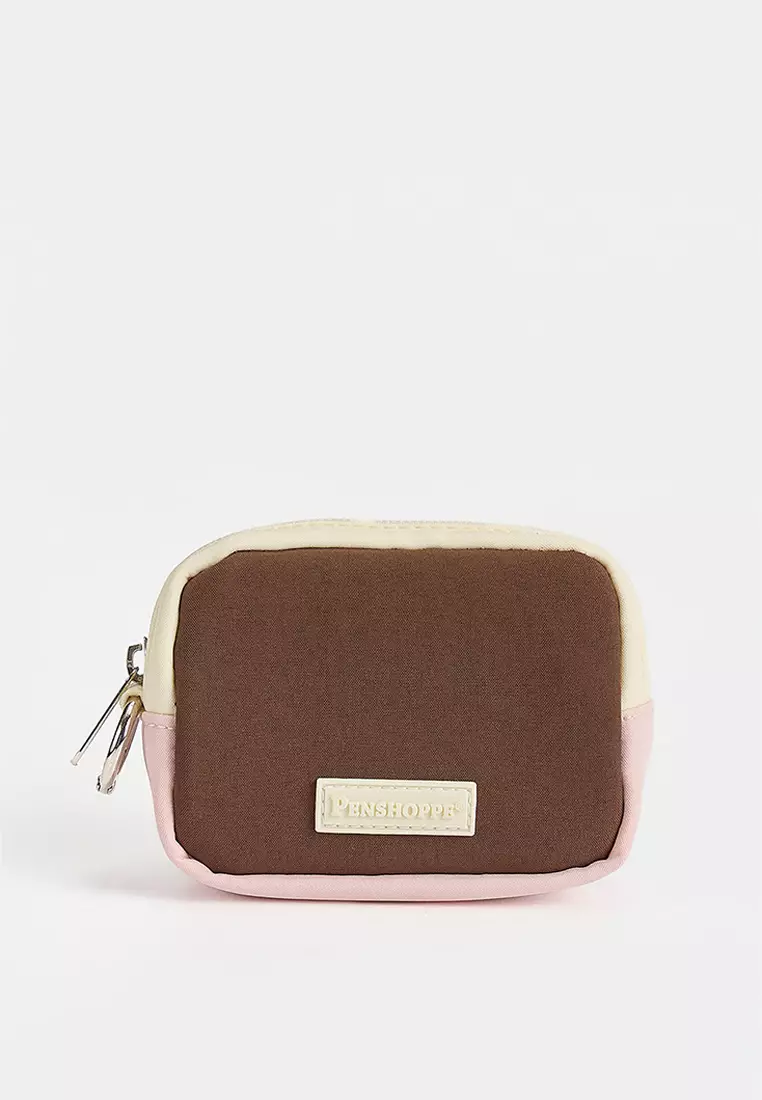 Nylon Color Blocking Coin Purse