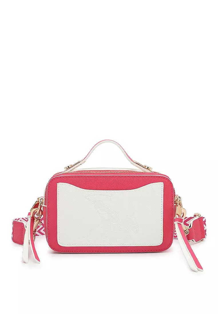 Women's Sling Bag / Crossbody Bag - Fuschia