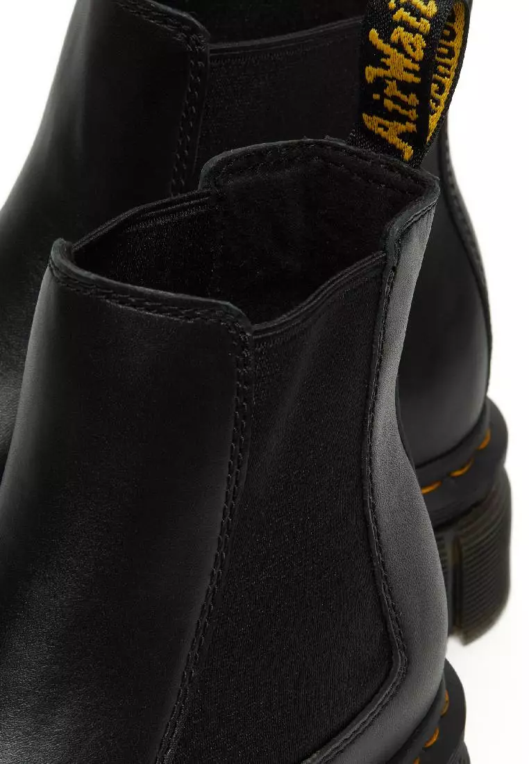 AUDRICK NAPPA LEATHER PLATFORM CHELSEA BOOTS