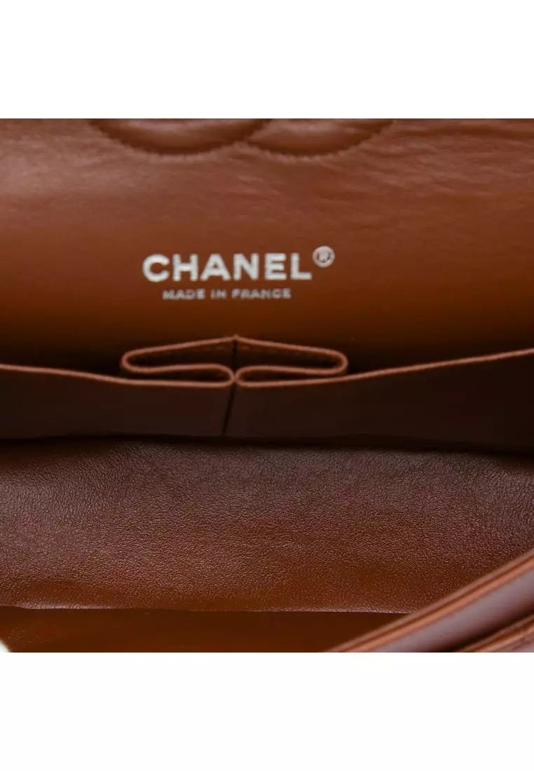 Pre-Loved Chanel Medium Classic Tricolor Lambskin Double Flap