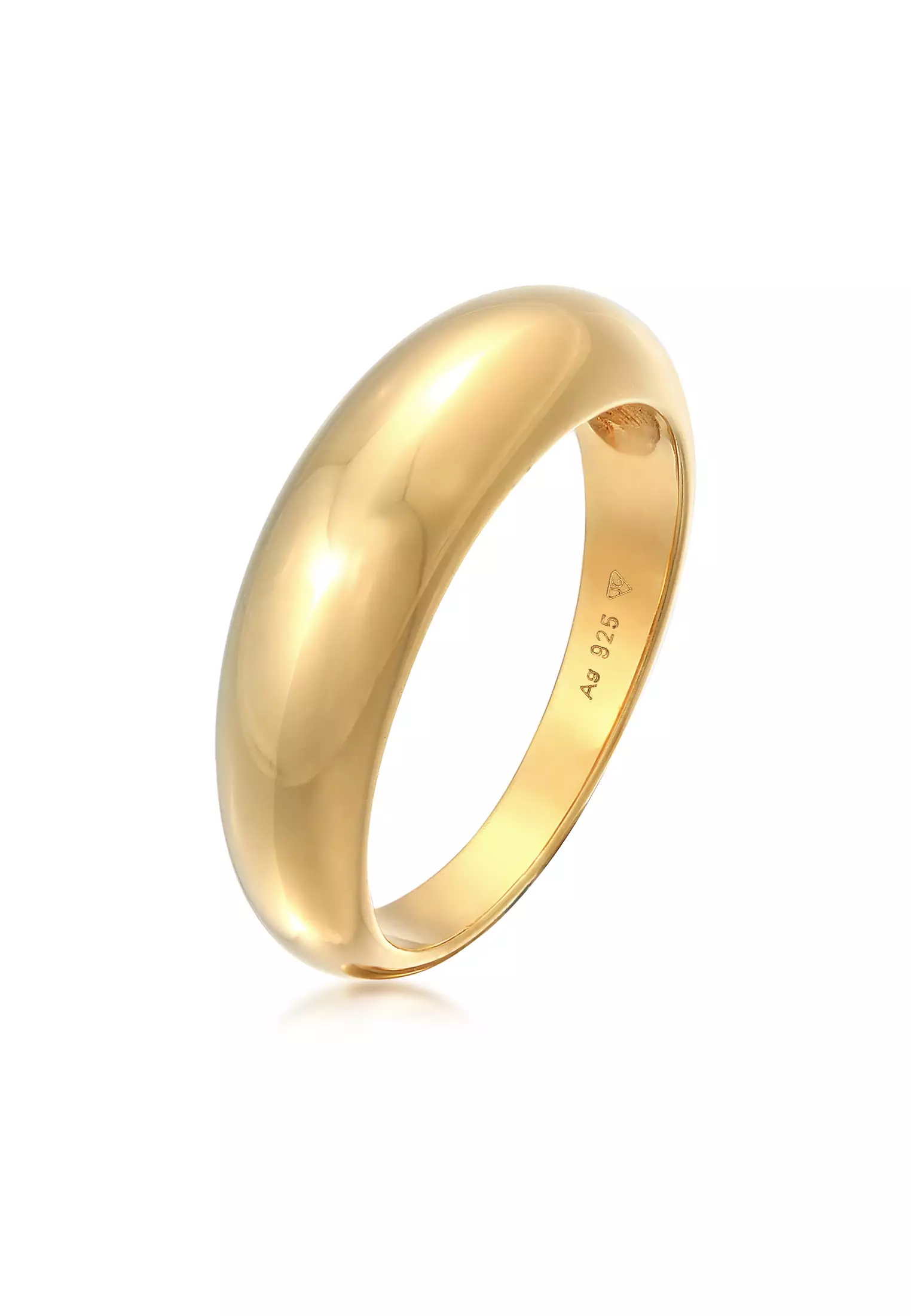 Buy ELLI GERMANY Ring Basic Stack Timeless Gold Plated Online