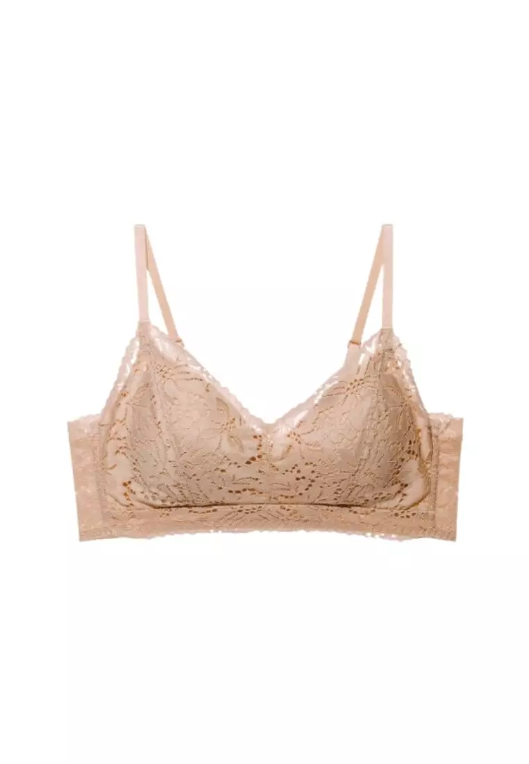 Sasha Flocking Mesh Underwire Bra