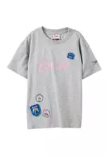 Licensed Mattel Barbie Badge/Grey Marle