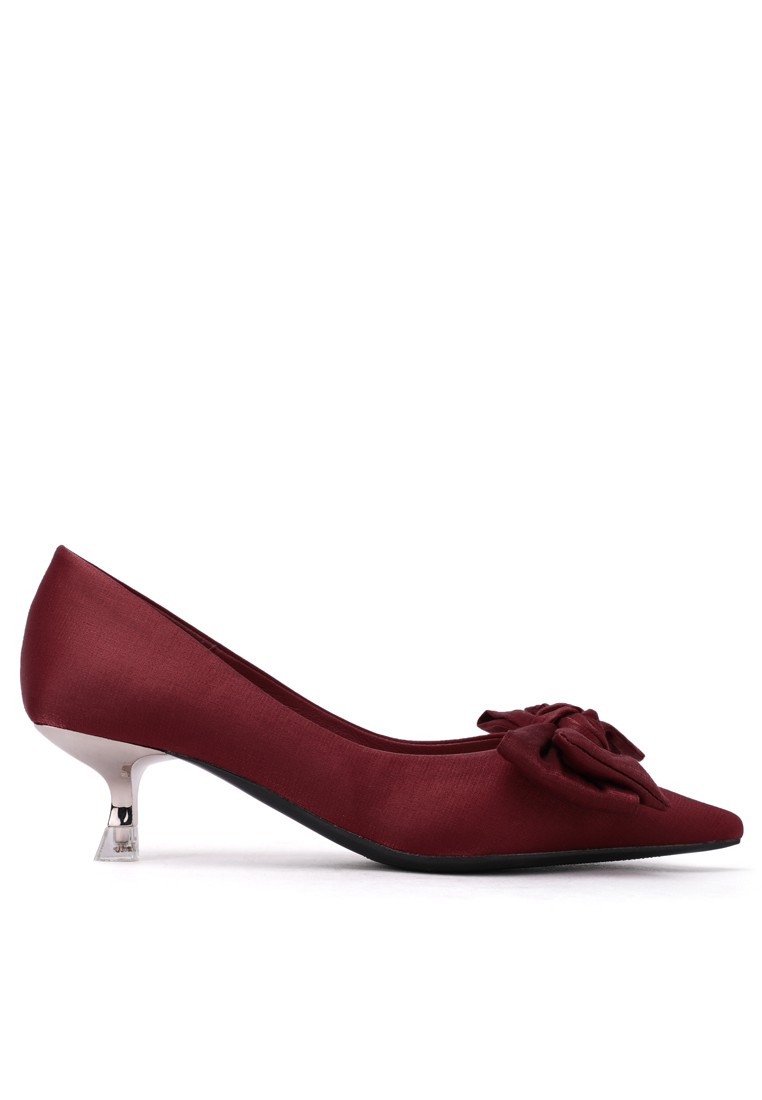 5.5CM Bow Tie Pointy Pumps XJ3186-6