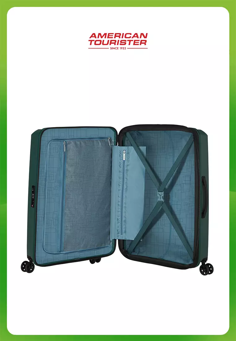 American Tourister Koper Hardcase Aerostep Medium 24" - Dark Forest