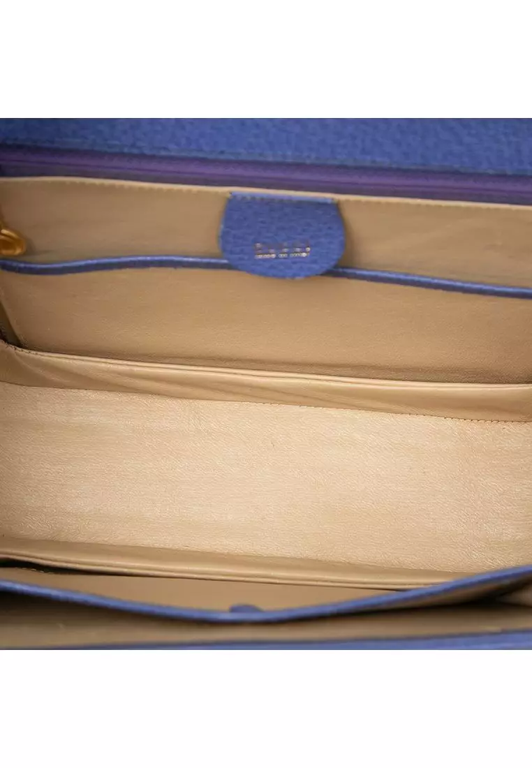 Pre-Loved Gucci Grained Calfskin Bamboo Night