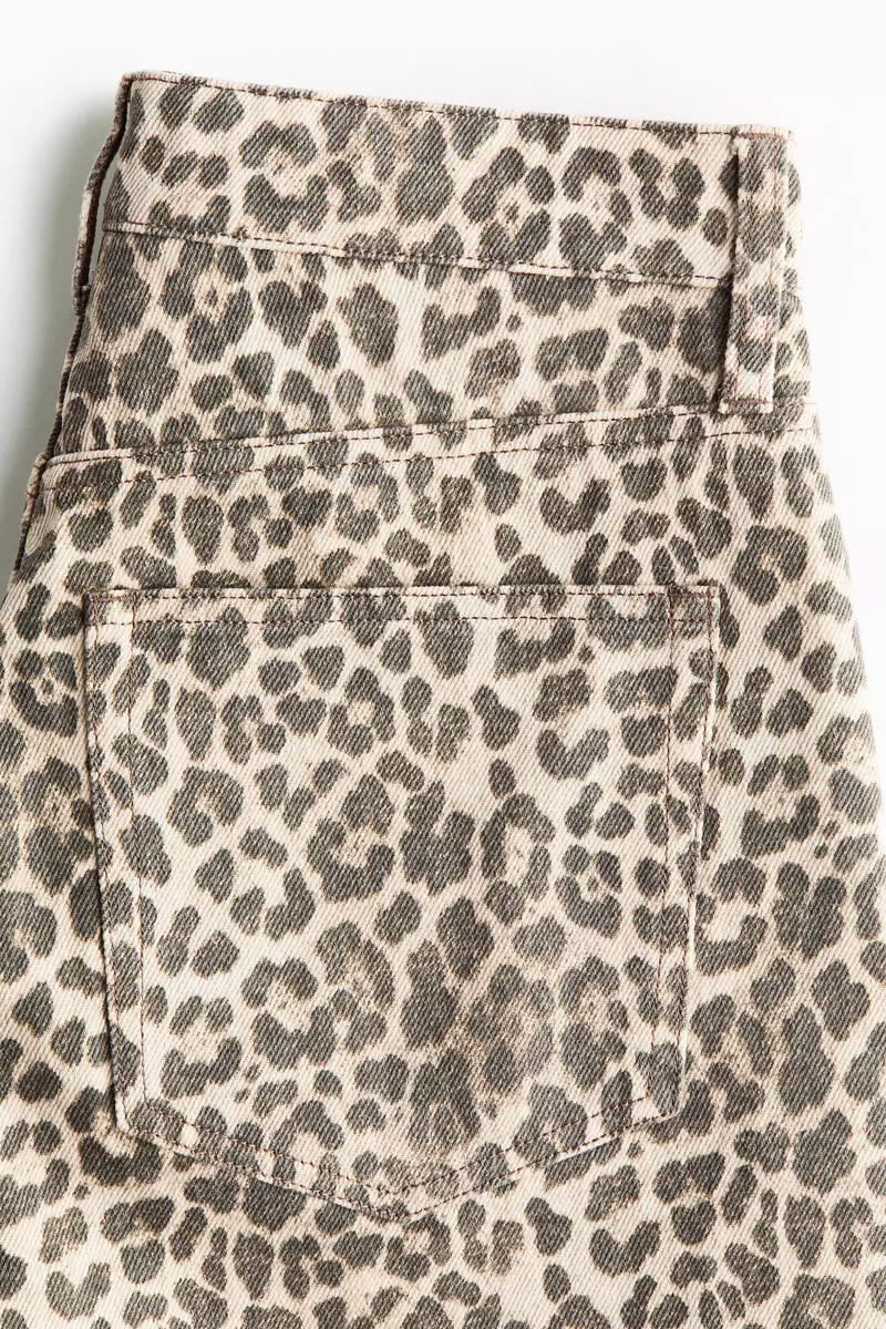 Denim Bermuda shorts
